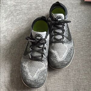 Nike Black and White Knit Running Shoes